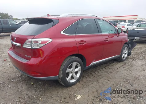 2011 Lexus Rx 350 z USA, uszkodzony, nr VIN 2T2BK1BA8BC116047